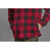 Мъжка риза Seeland - Canada, червено каре, снимка 4 - Екипировка - 45337992