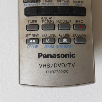 PANASONIC EUR7722X10- VHS /DVD /TV -SYSTEM REMOTE , снимка 2 - Дистанционни - 45023466