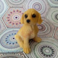 статуетка на куче от Англия, светло кафяв цвят, снимка 1 - Статуетки - 45451219