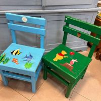Детски дървени столчета , снимка 2 - Други - 45141774