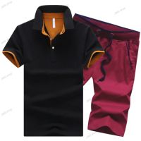 Мъжки летен комплект от две части, къси панталони и риза, 9цвята , снимка 5 - Други - 45266422