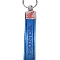 Автомобилен кожен ключодържател / за Honda Хонда / син цвят / стилни елегантни авто аксесоари, снимка 1 - Аксесоари и консумативи - 45253798