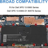 ASUNCELL 46Wh 7.6V лаптоп батерия за Dell XPS 13, снимка 3 - Батерии за лаптопи - 45617746