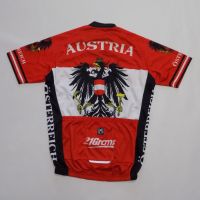 вело джърси santini austria тениска екип шосейно колоездене мъжко оригинално M, снимка 2 - Спортни дрехи, екипи - 45953193