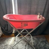 Комплект вана+стойка за къпане,РОЗОВ, снимка 2 - За банята - 45658821
