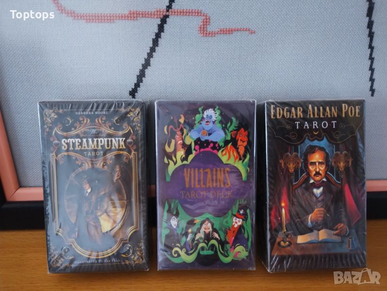 Таро карти: Steampunk Tarot & Edgar Allan Poe Tarot & Villains Tarot, снимка 1