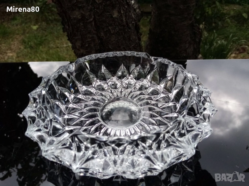 Кристален пепелник, снимка 1