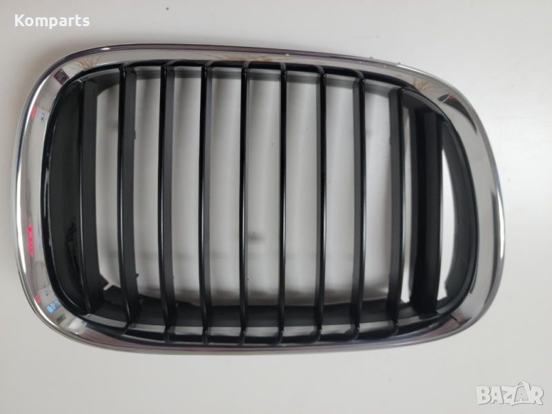 Оригинална лява/дясна решетка за броня за БМВ / BMW E39 предна черна, снимка 1