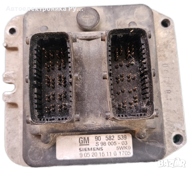 компютър OPEL ASTRA ZAFIRA 1.8 X18XE1 SIEMENS 5WK9 3 120, 5WK93120, GM 90 582 539, 90582539, снимка 1