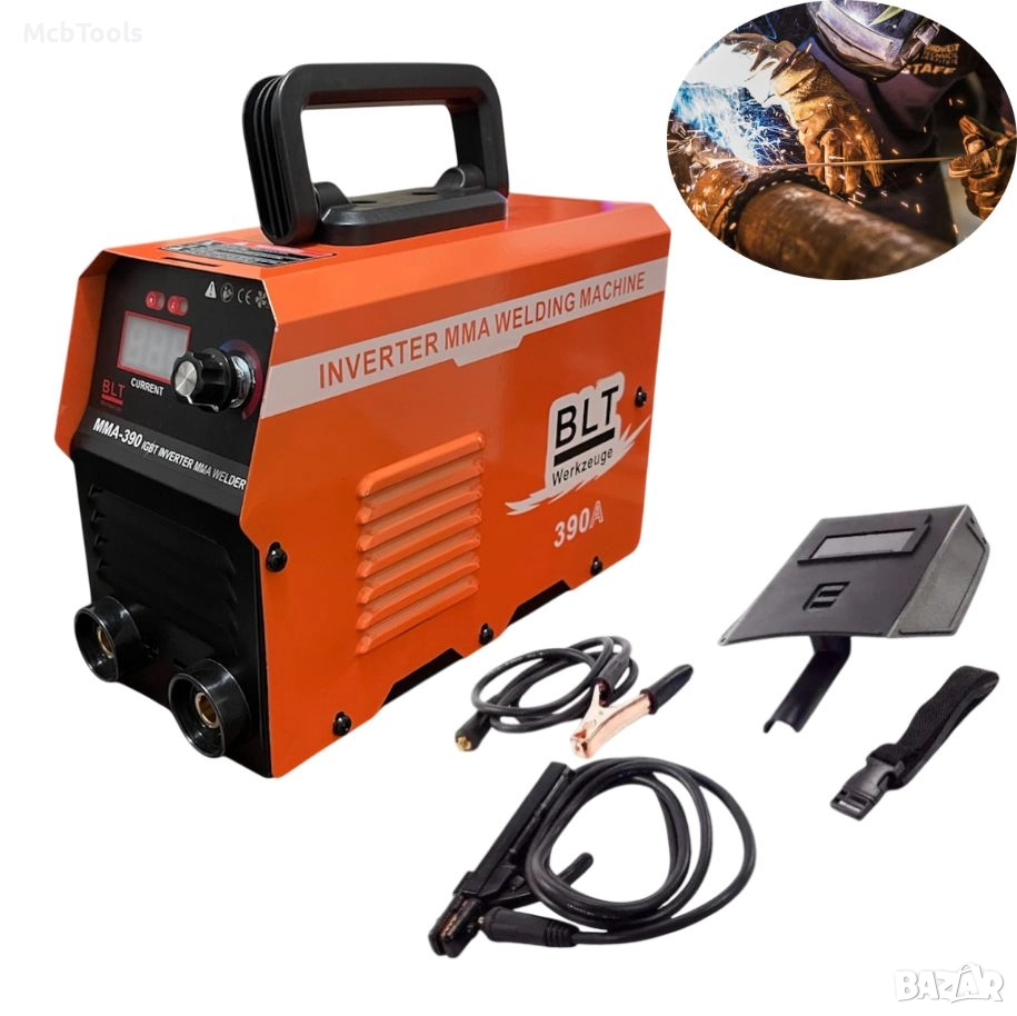 Инверторен електрожен 390A BLT Werkzeuge, снимка 1