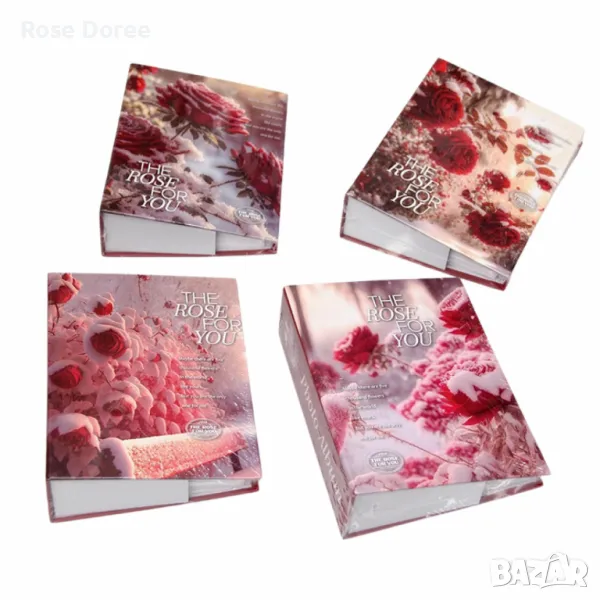Фотоалбум за снимки албум The Rose for You 40 снимки 10х15 Роза 4 варианта, снимка 1