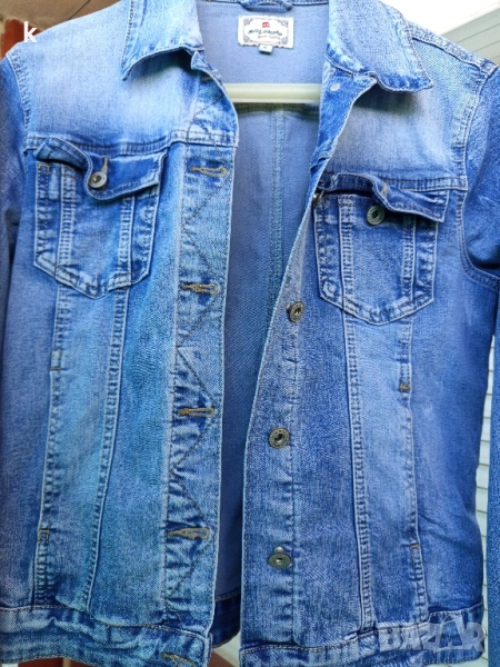 Дамско дънково яке, снимка 1