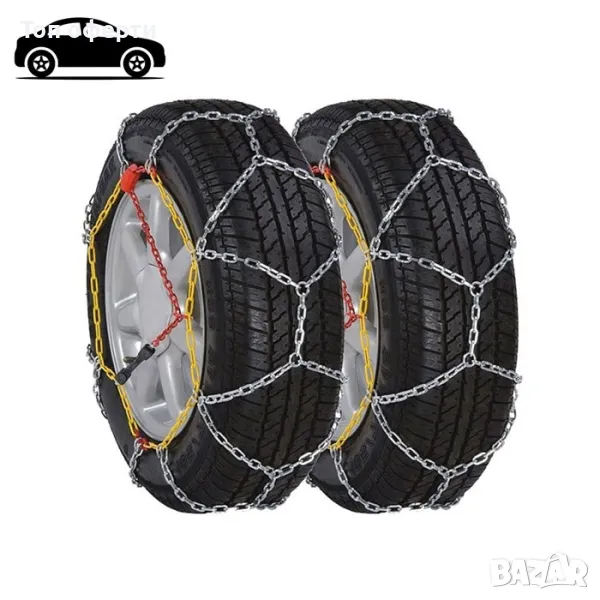 Автомобилни вериги за сняг - Меча стъпка (KN100) 14'' - 18'' 2бр.к-т., снимка 1
