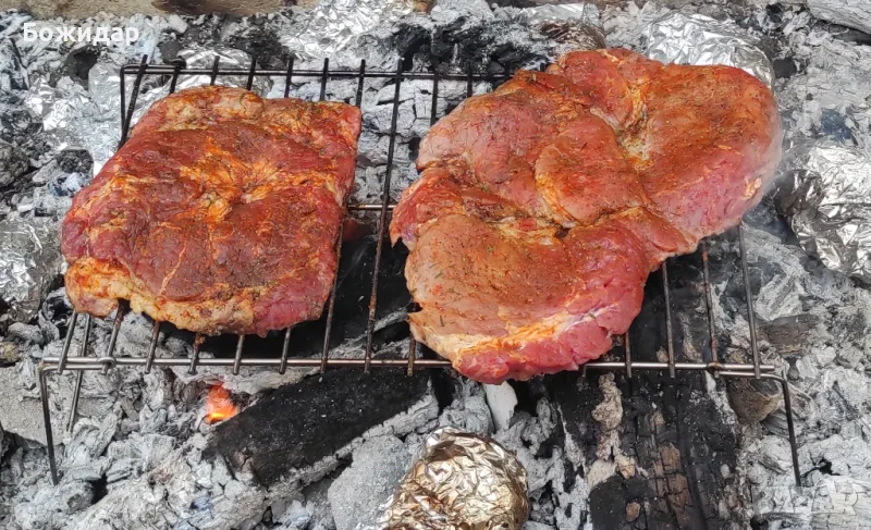 Преносими Неръждаеми Скари 20см. на 30см. Преносима Неръждаема скара, снимка 1