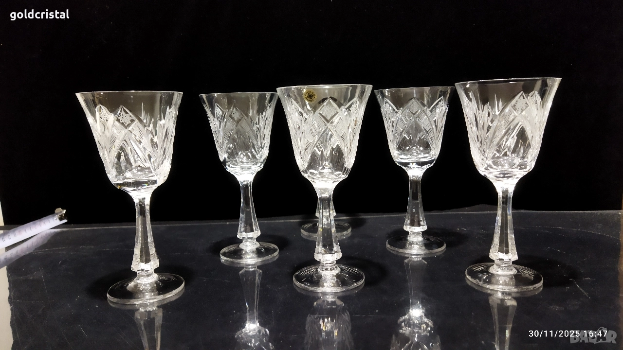 Кристални чаши Зорница , снимка 1