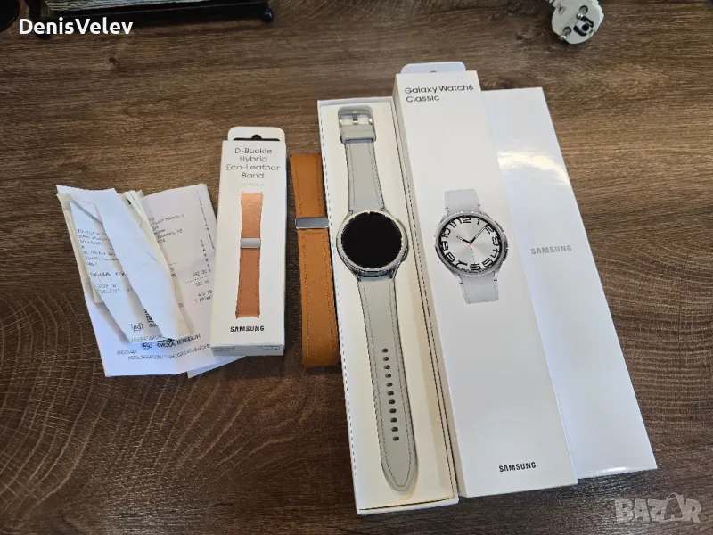 Samsung Galaxy Watch 6 47mm Silver гаранция, снимка 1