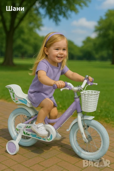 🚴‍♀️ Детски велосипед Eden 14" виолет, снимка 1