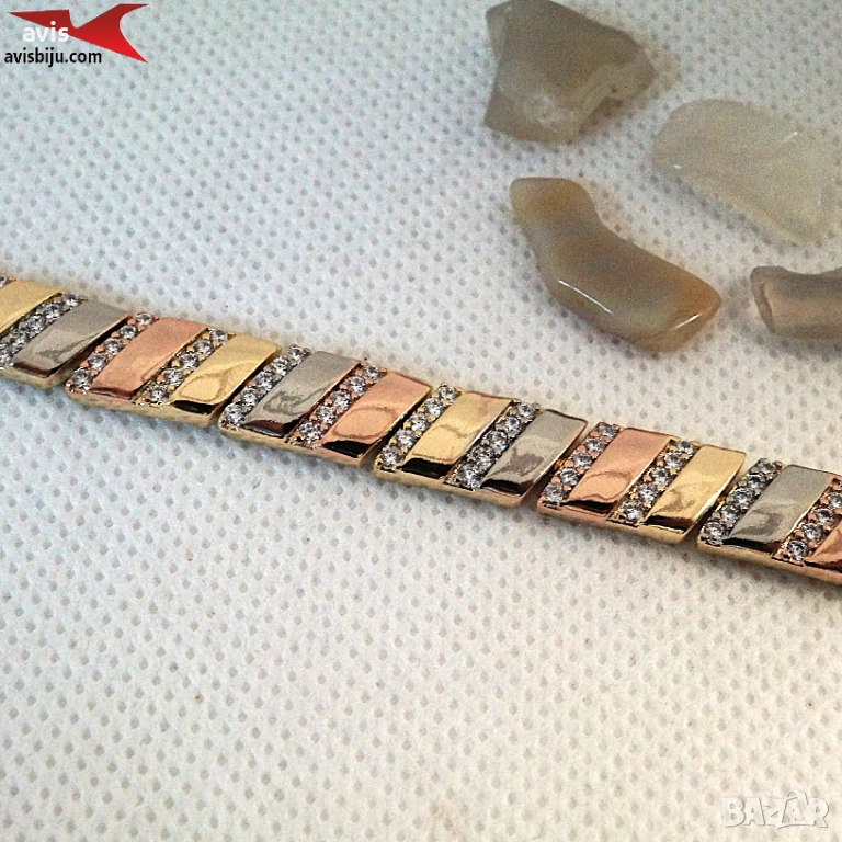 Гривна с 14К златно покритие 234836, снимка 1