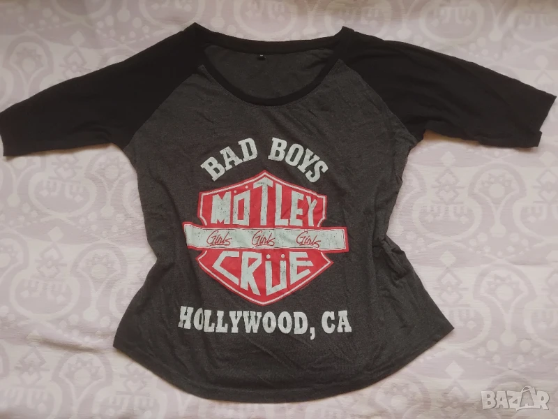 Motley Crue дамска metal / rock / метъл блуза - Мотли Крю, снимка 1