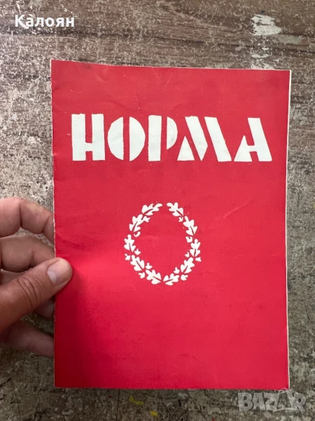 Програма за постановка на Народна Опера Варна , снимка 1