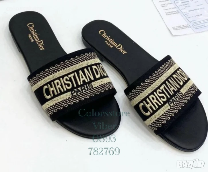 Дамски чехли Dior/BR29z, снимка 1