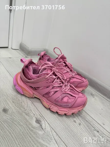 носени Balenciaga Track розови, снимка 1