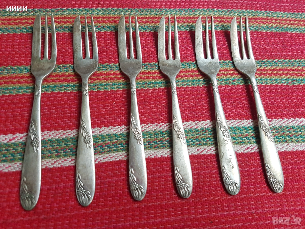 Посребрени прибори вилици, снимка 1