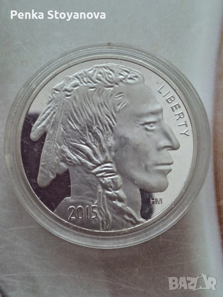 Сребърна монета-Буфало,1oz ,0.900, снимка 1