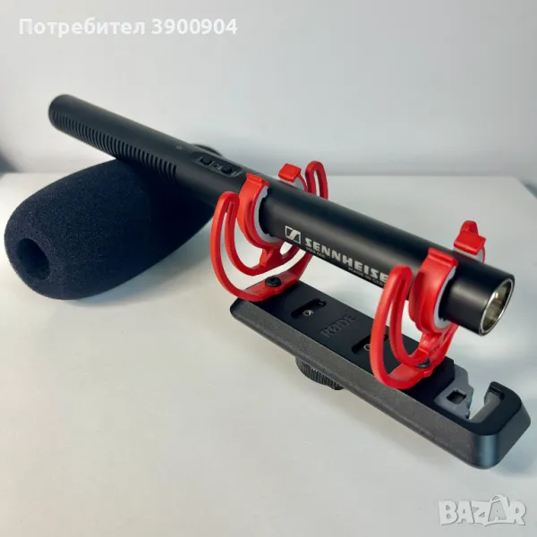 Sennheiser MKE600 видео микрофон с екстри, снимка 1