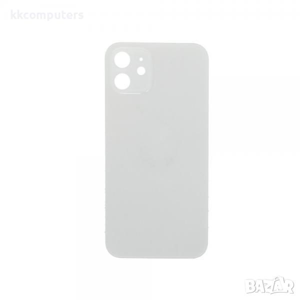 Капак батерия / Задно стъкло (BIG HOLE) за iPhone 12 Mini 5.4 / Бял Баркод : 483028, снимка 1