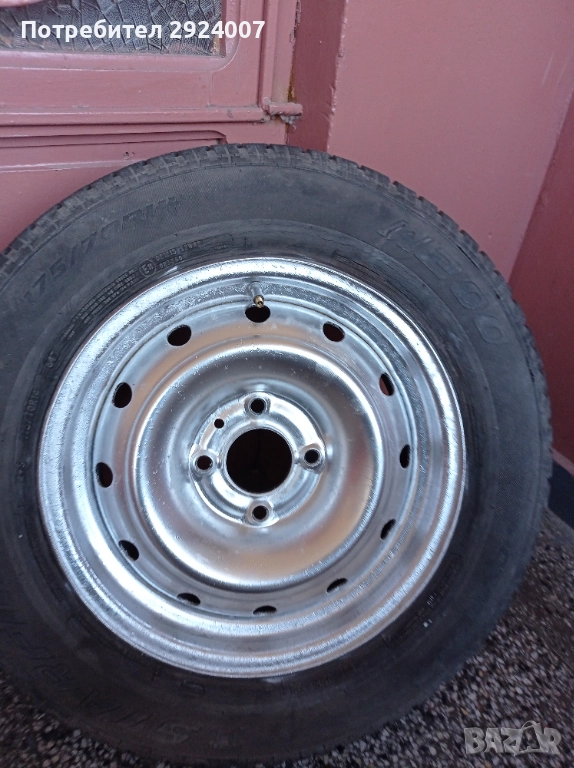 Гума с джанта(пежо 206), снимка 1