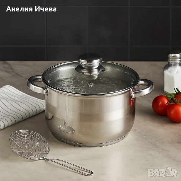 Тенджера Voltz индукция, неръждаема стомана , снимка 1