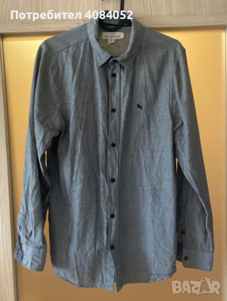 Сива Риза - Male Flannel, снимка 1