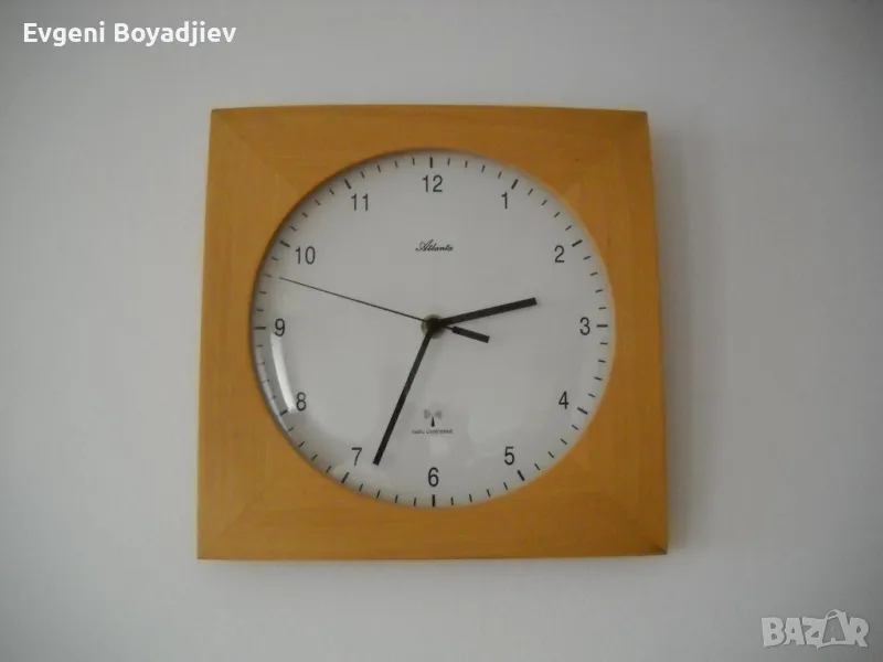 Кварцов стенен часовник- радиосверяем, снимка 1