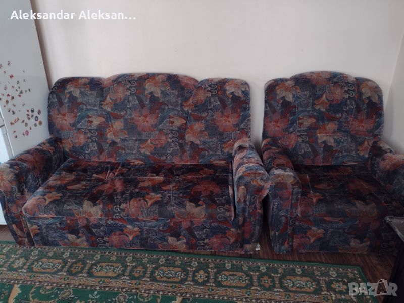 Холна гарнитура - диван и два фотьойла , снимка 1