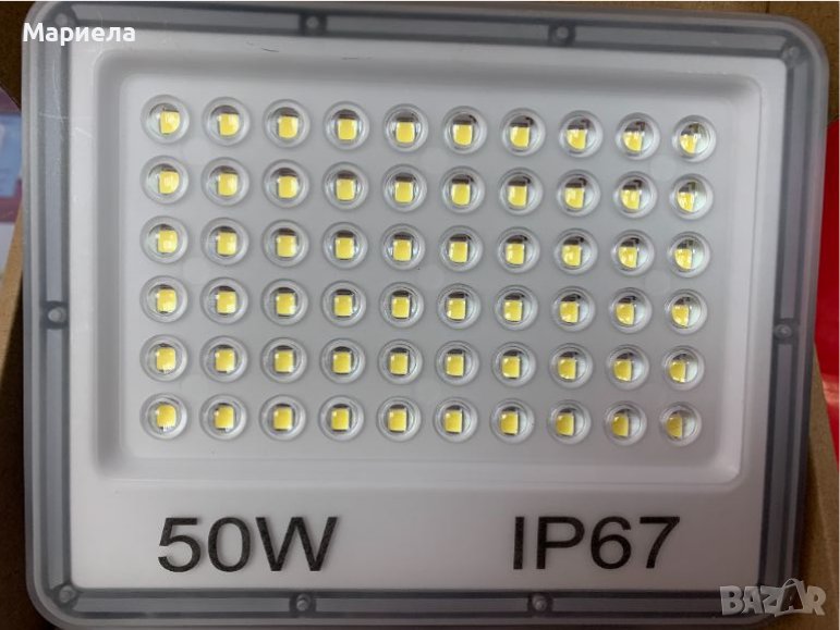 Прожектор 50W IP67  6600K / Водоустойчив фенер за двор, снимка 1