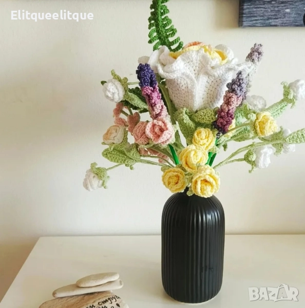 плетени цветя, снимка 1