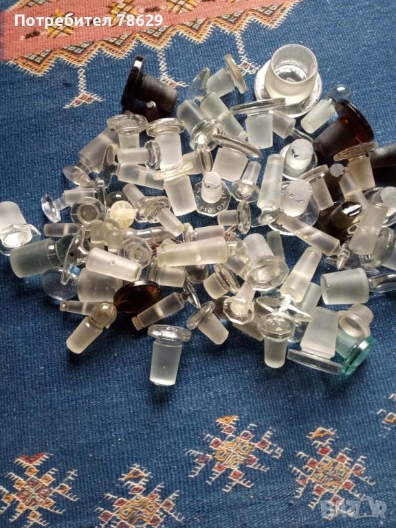 СТЪКЛЕНИ ЗАПУШАЛКИ - ЛОТ, снимка 1