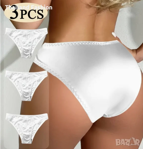 3 бр. Елегантни дамски бикини/Луксозно бельо, снимка 1