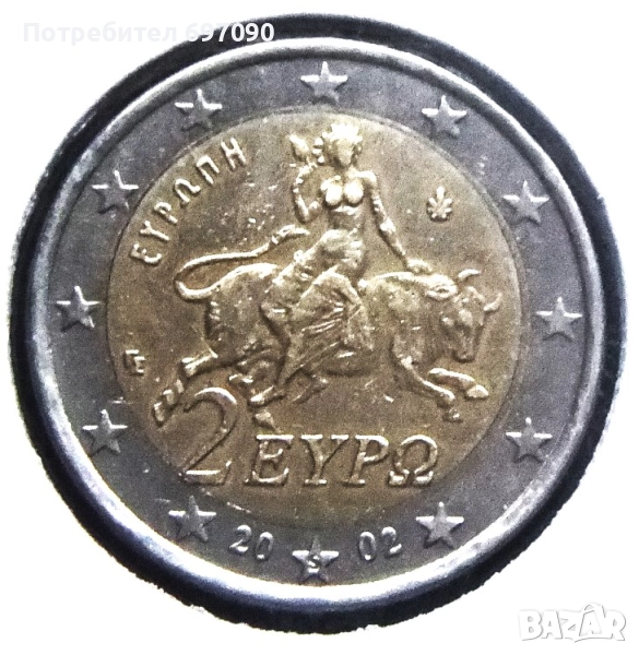 Гърция - 2 евро - 2002 S, снимка 1