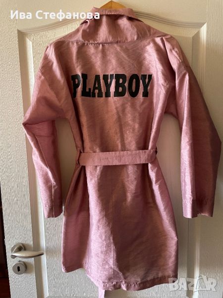 Wow 🤩 Пепел от рози розов нов халат Playboy one size размер универсален , снимка 1