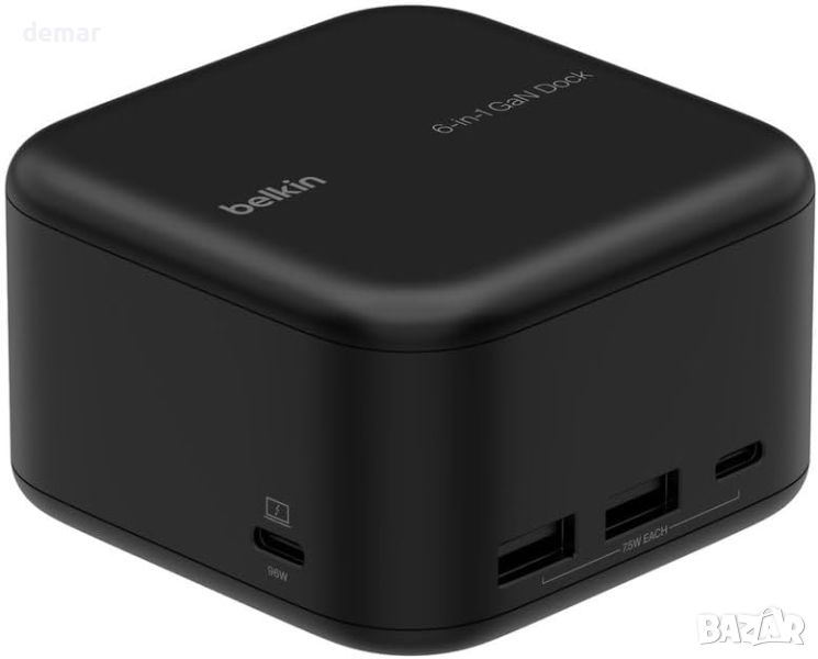 Belkin Connect USB-C 6-в-1 Core GaN, 130 W, многопортова докинг станция, снимка 1