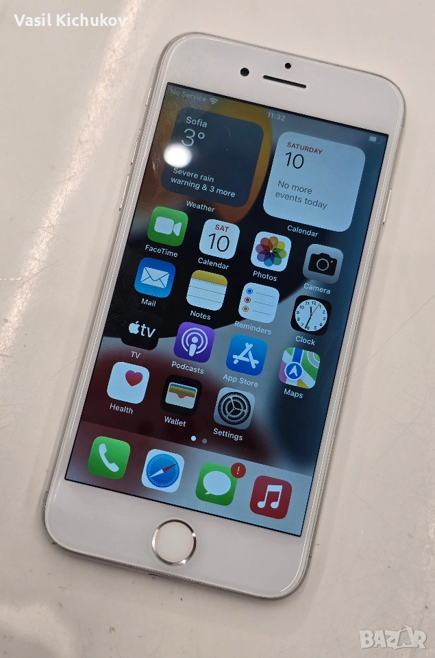 iPhone 7 256gb silver Нова батерия, снимка 1