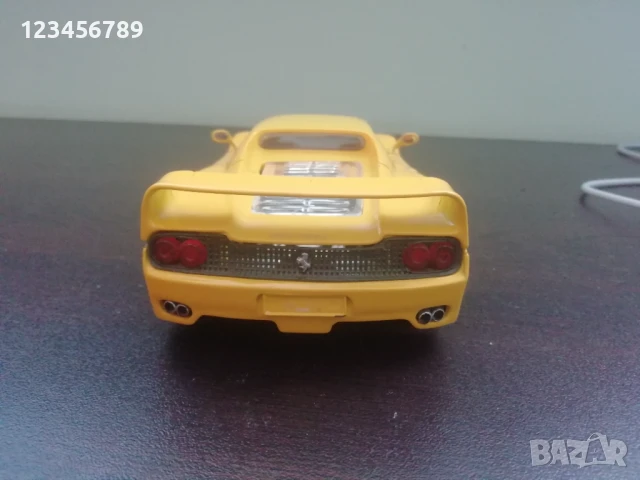 Maisto Ferrari F50 1/24 метална количка Ферари , снимка 9 - Колекции - 51356036
