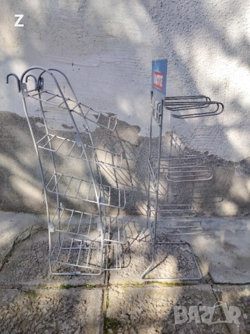 Комплект метални стелажи, снимка 3 - Стелажи и щандове - 53668057