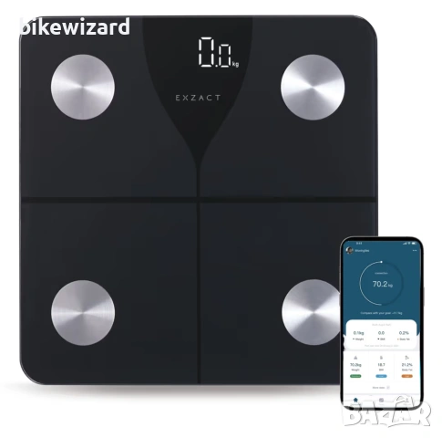 Анализ на телесните мазнини в дигитална везна за баня – 180 кг