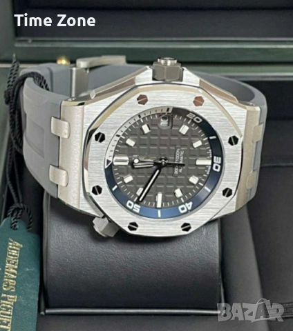 Audemars Piguet Royal Oak Offshore Diver 42mm Steel Grey Dial Automatic Различни Варианти, снимка 3 - Мъжки - 54044417