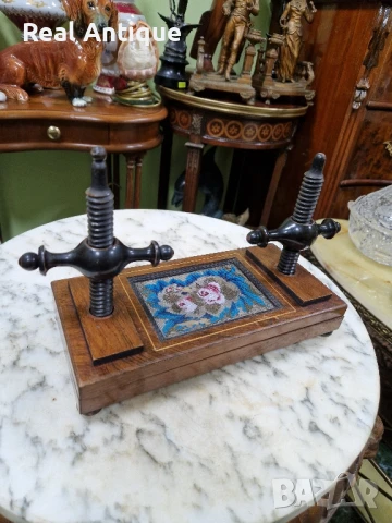 Стара рядка уникална антикварна английска преса за карти , снимка 9 - Антикварни и старинни предмети - 51315275