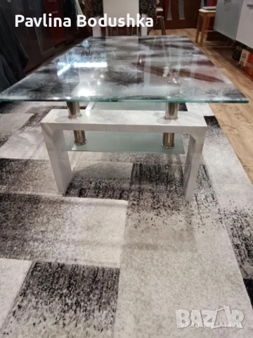 Нова стъклена холна маса, снимка 3 - Маси - 52181482