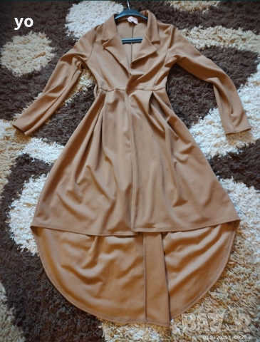 Дълъг шлифер тренч 